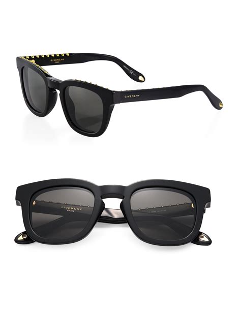 givenchy black preppy sunglasses